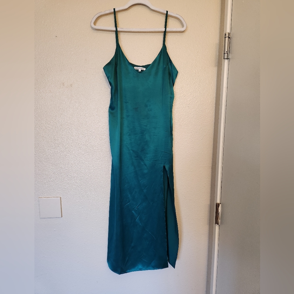 Serpentine Slip dress with slit